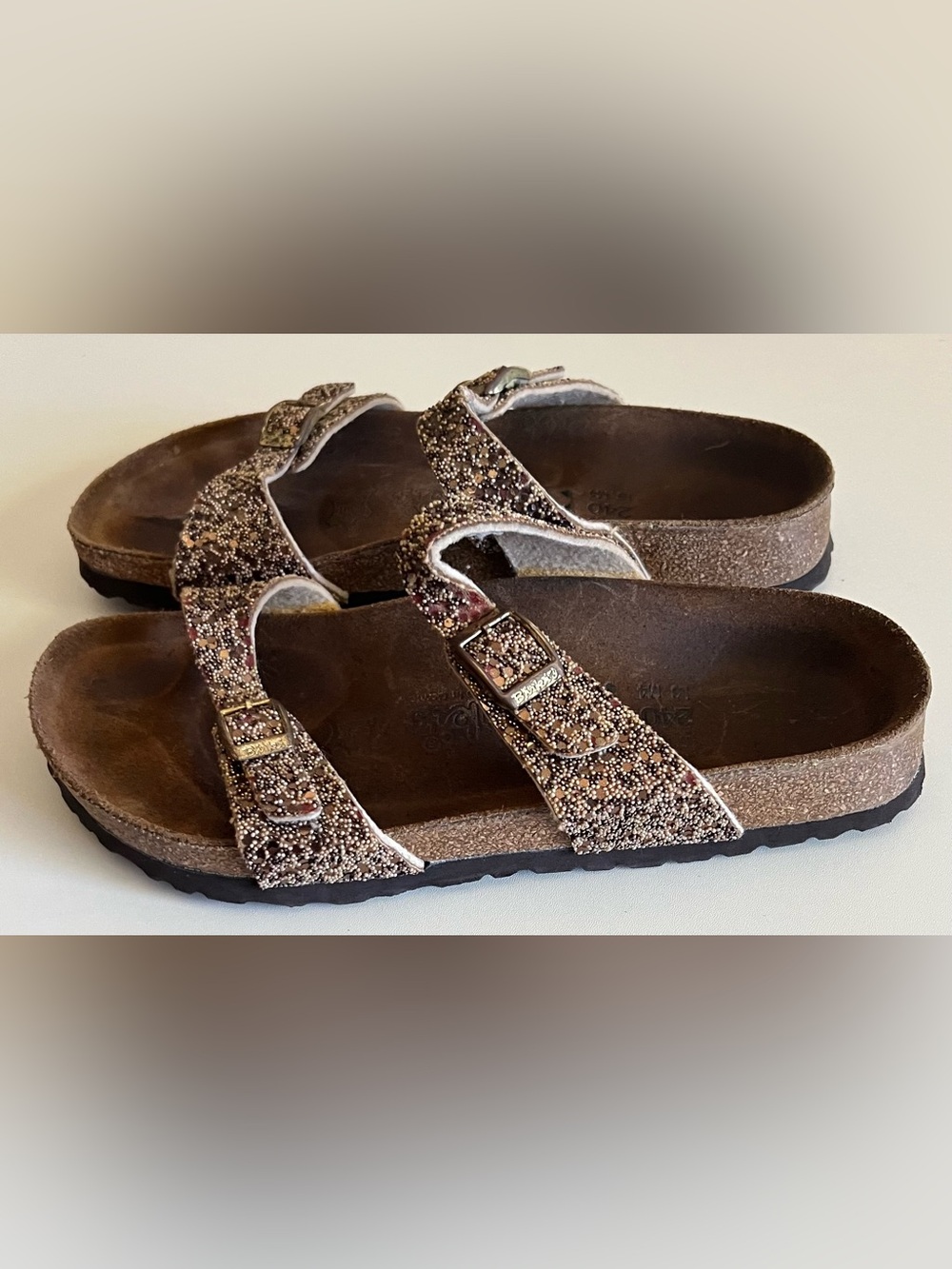 Birkenstock Birkis Sydney Beaded Glitter Sandals 37